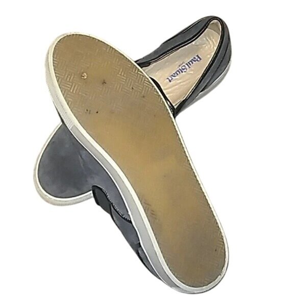 Paul Stuart Sport Gray Suede Slip On Sneakers - Picture 2 of 6